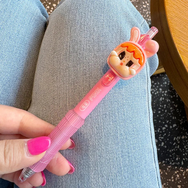 Monking Crybaby Black Writing Gel Pen Cute Ballpoint Pen For School Student Office School Supplies
