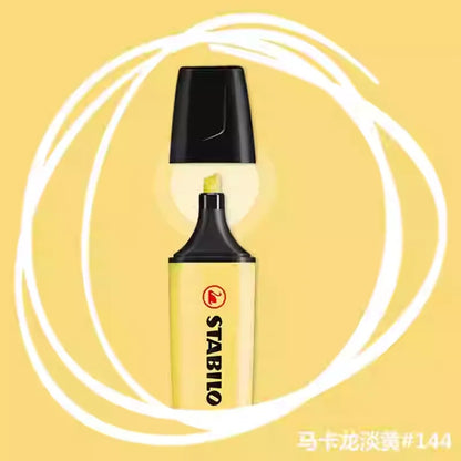 1pcs German Stabilo Highlighter 70 BOSS Children Use Color Markers To Highlight Key Points Large Capacity Kawaii School Supplies