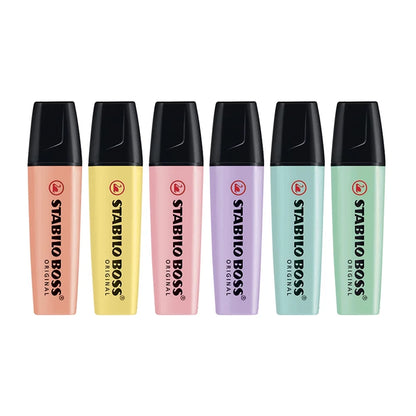 1pcs German Stabilo Highlighter 70 BOSS Children Use Color Markers To Highlight Key Points Large Capacity Kawaii School Supplies