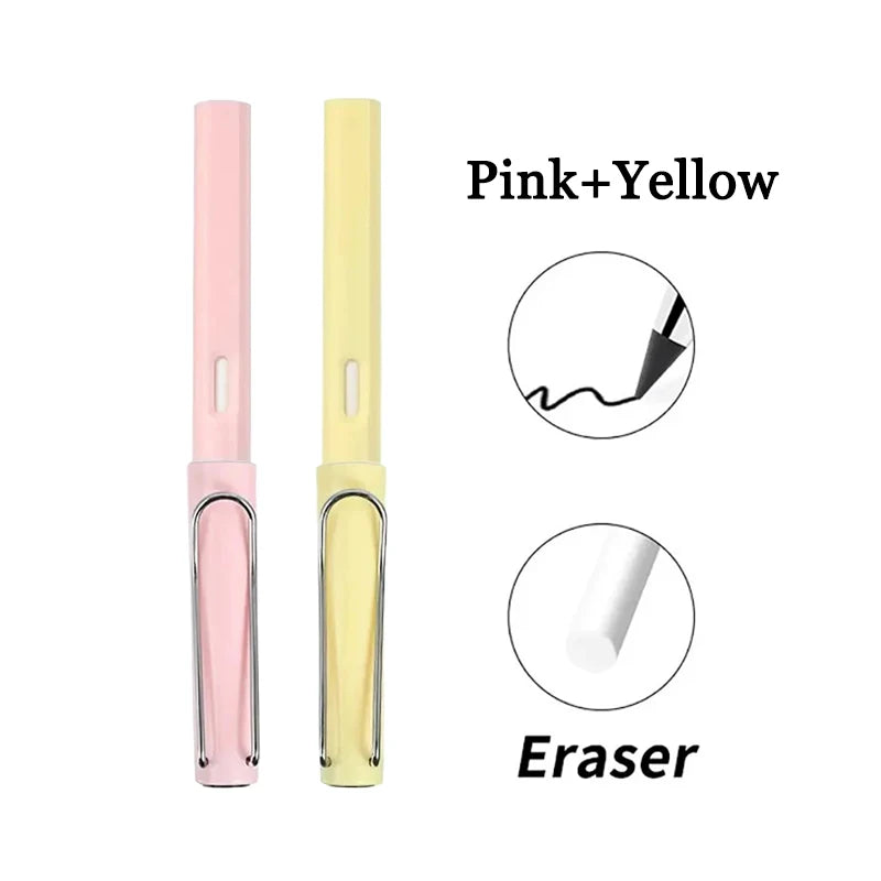 1Pc Eternal Pencil Unlimited Writing No Ink Pen Pencils For Writing Art Sketch Stationery Kawaii Pen School Supplies