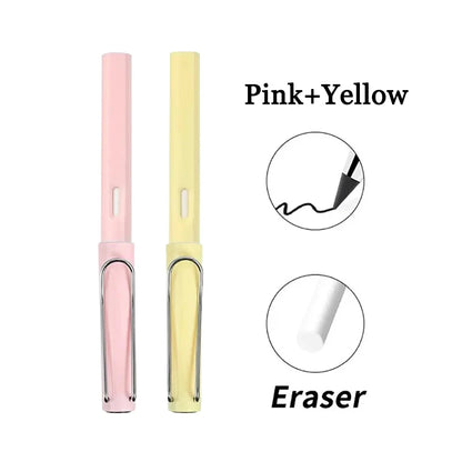 1Pc Eternal Pencil Unlimited Writing No Ink Pen Pencils For Writing Art Sketch Stationery Kawaii Pen School Supplies