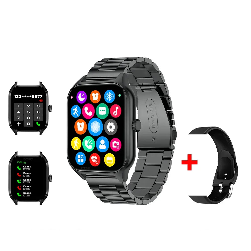 2025 New Men's Smart Watch Women's Gift 2.01 Inch HD Full Touch Screen Sports & Fitness Watch Bluetooth Call Smartwatch Android