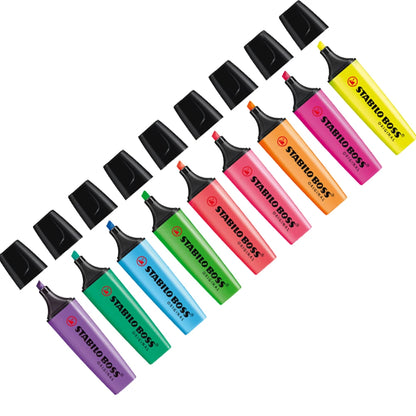 1pcs German Stabilo Highlighter 70 BOSS Children Use Color Markers To Highlight Key Points Large Capacity Kawaii School Supplies