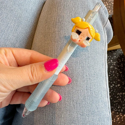 Monking Crybaby Black Writing Gel Pen Cute Ballpoint Pen For School Student Office School Supplies